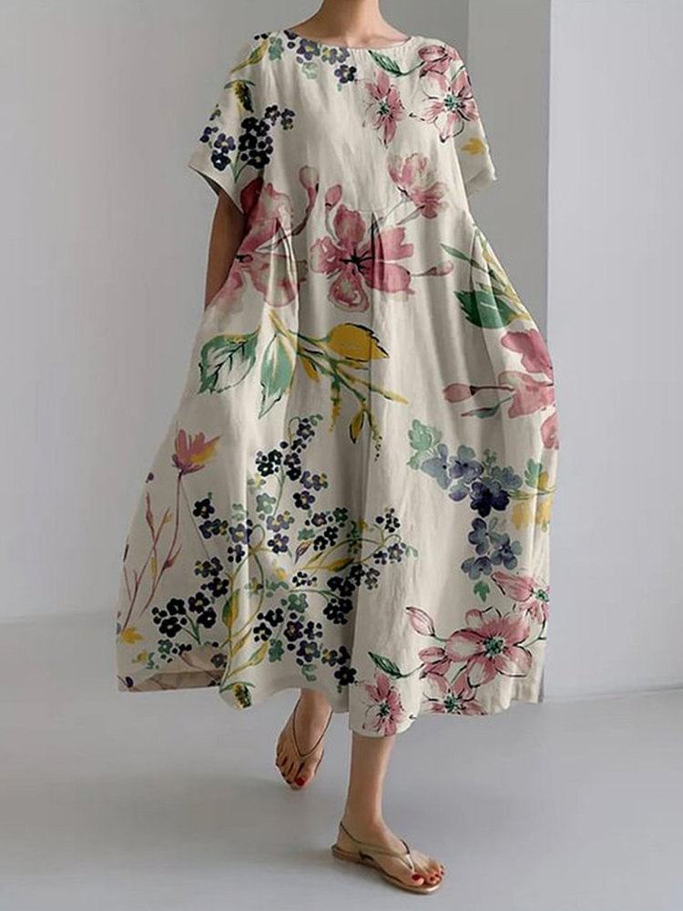 Elderly Women Formal Wear - Retro Elegant Chinese Style Plum Blossom