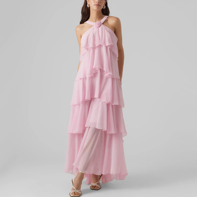 Formal Wear For Women Xl - Women Ruffles Layered Dresses Summer Female