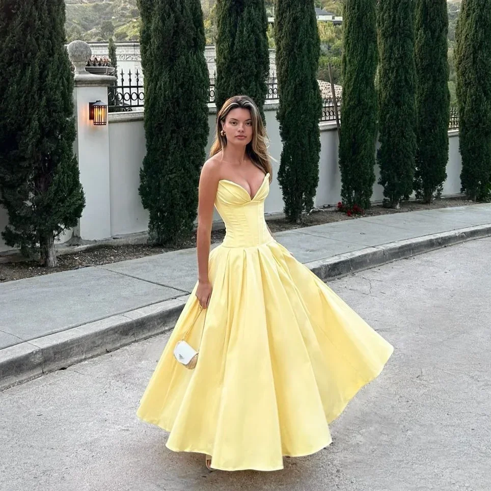 Elderly Women Formal Wear - Mingmingxi Summer Strapless Bodycon Dresses Women