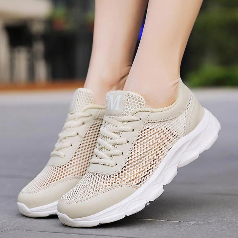 Women Formal Wear Mango - Summer Breathable Sneakers Women Mesh Women's
