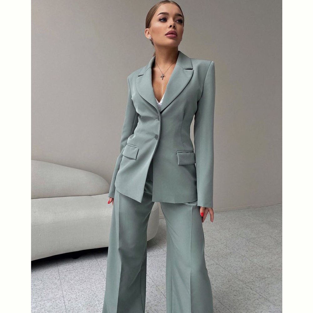Women Formal Wear Pants - 2024 Elegant Women Suit Two Piece