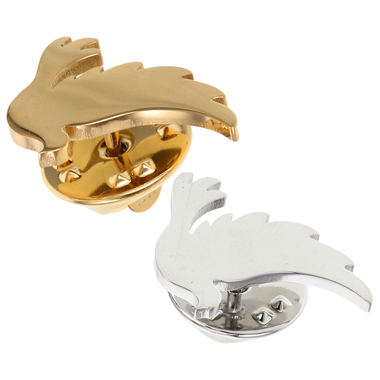 Women Formal Event Wear - 2Pcs Peace Dove Lapel Pin Alloy