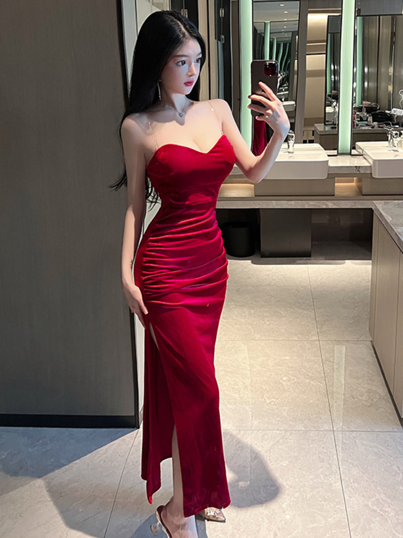 Elderly Women Formal Wear - 2023 Summer Women's Sexy Temperament ceremonial