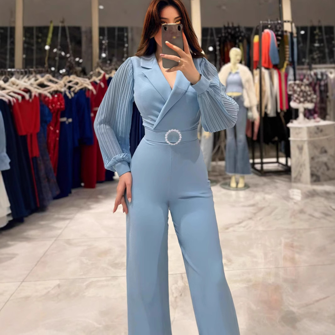 Women Formal Wear Pants - Fashion Party Jumpsuit Elegant Women's Formal