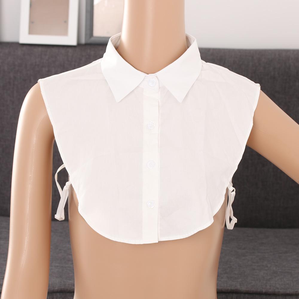 Women Formal Wear M&S - Classic Fake Collar Solid Color Detachable