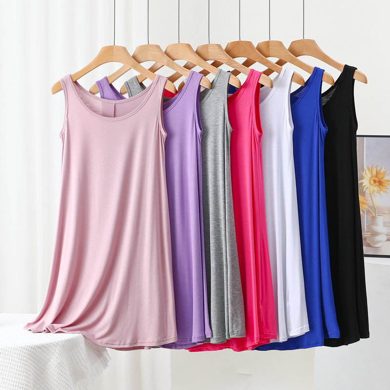 Elderly Women Formal Wear - Women's dress Sleeveless Large size Loose