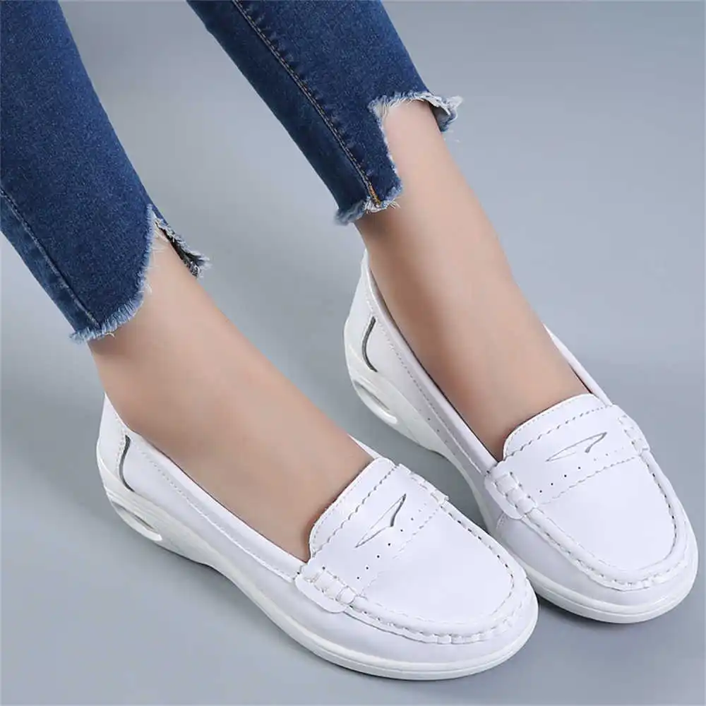 Thick Sole Slipon White Traine - Women'S Formal Wear Uk avis et prix