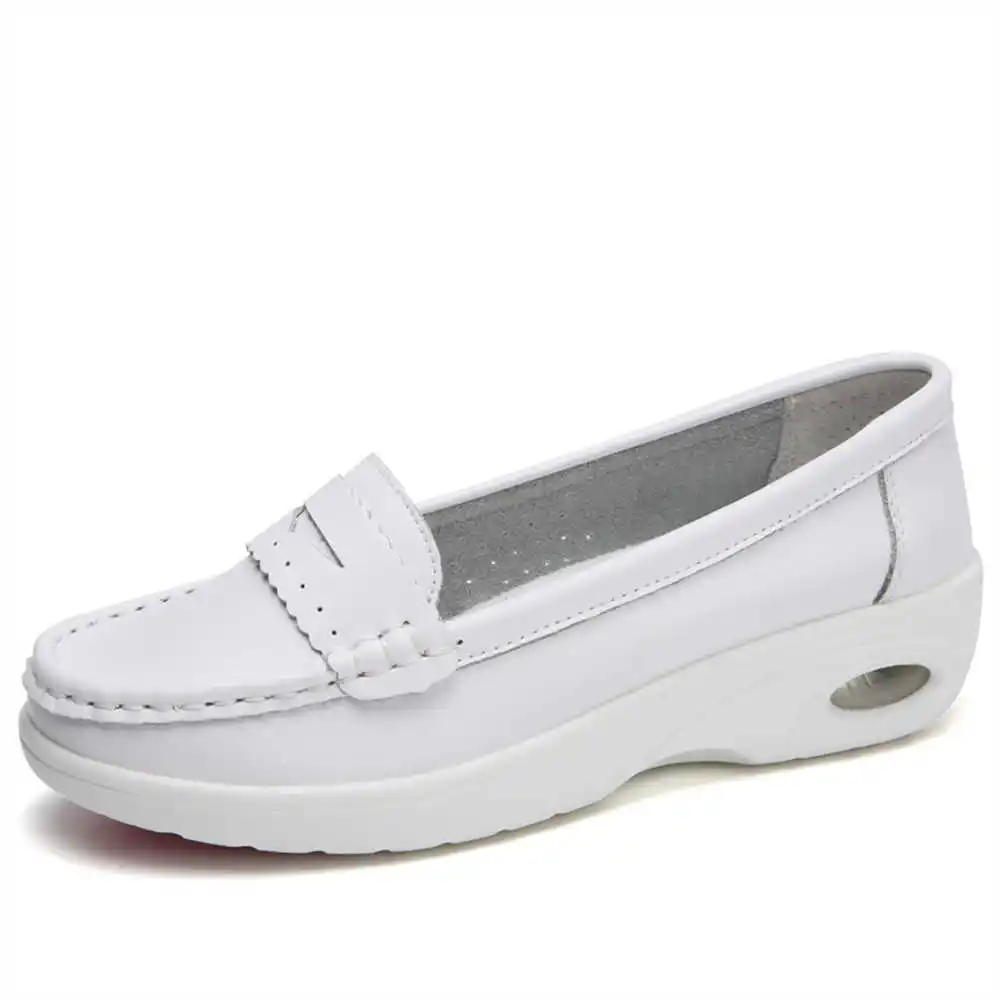 Thick Sole Slipon White Traine - Women'S Formal Wear Uk avis et prix