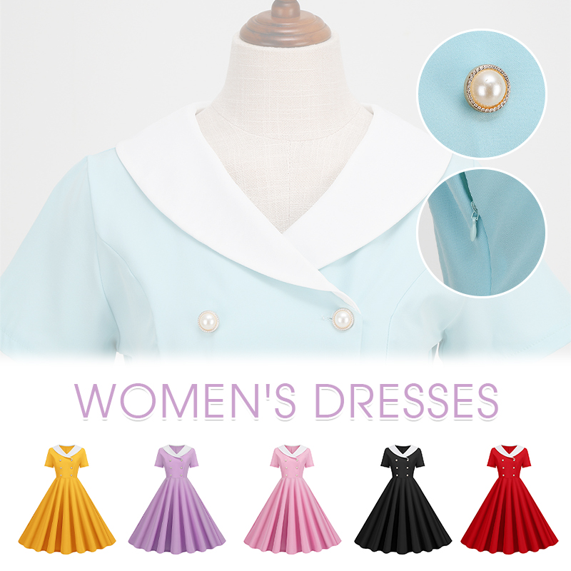 Womens Retro 50s 60s Rockabill - Elderly Women Formal Wear avis et prix