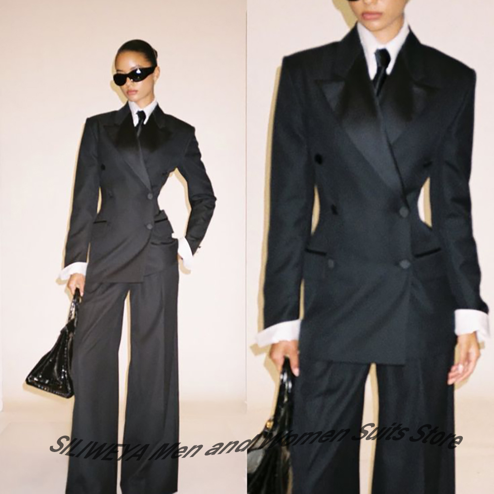 Professional Women's Black Dou - Women Formal Wear Pants avis et prix