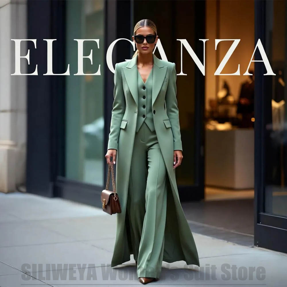 Chic Women's Suit Set Three Pi - Women Formal Wear Pants avis et prix