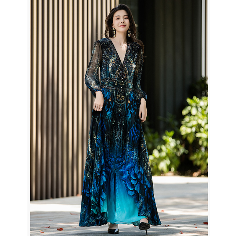 Summer New High-End V-neck Fas - Formal Wear For Women Xl avis et prix