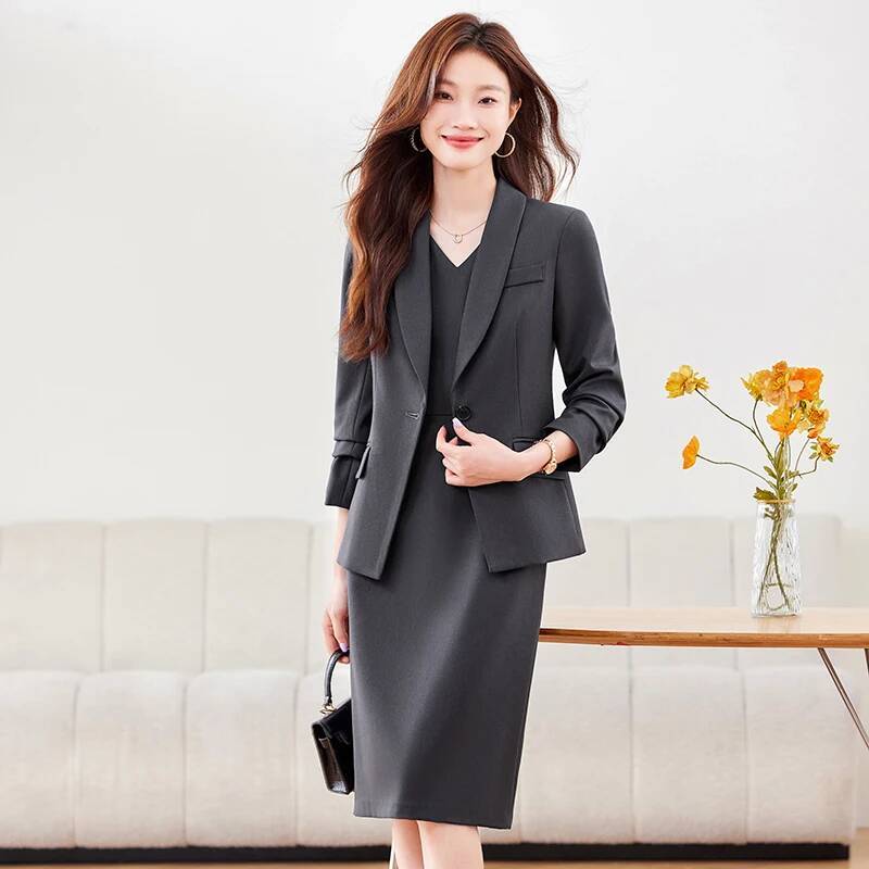 High Quality Fabric Women Busi - Women Formal Wear With Blazer avis et prix