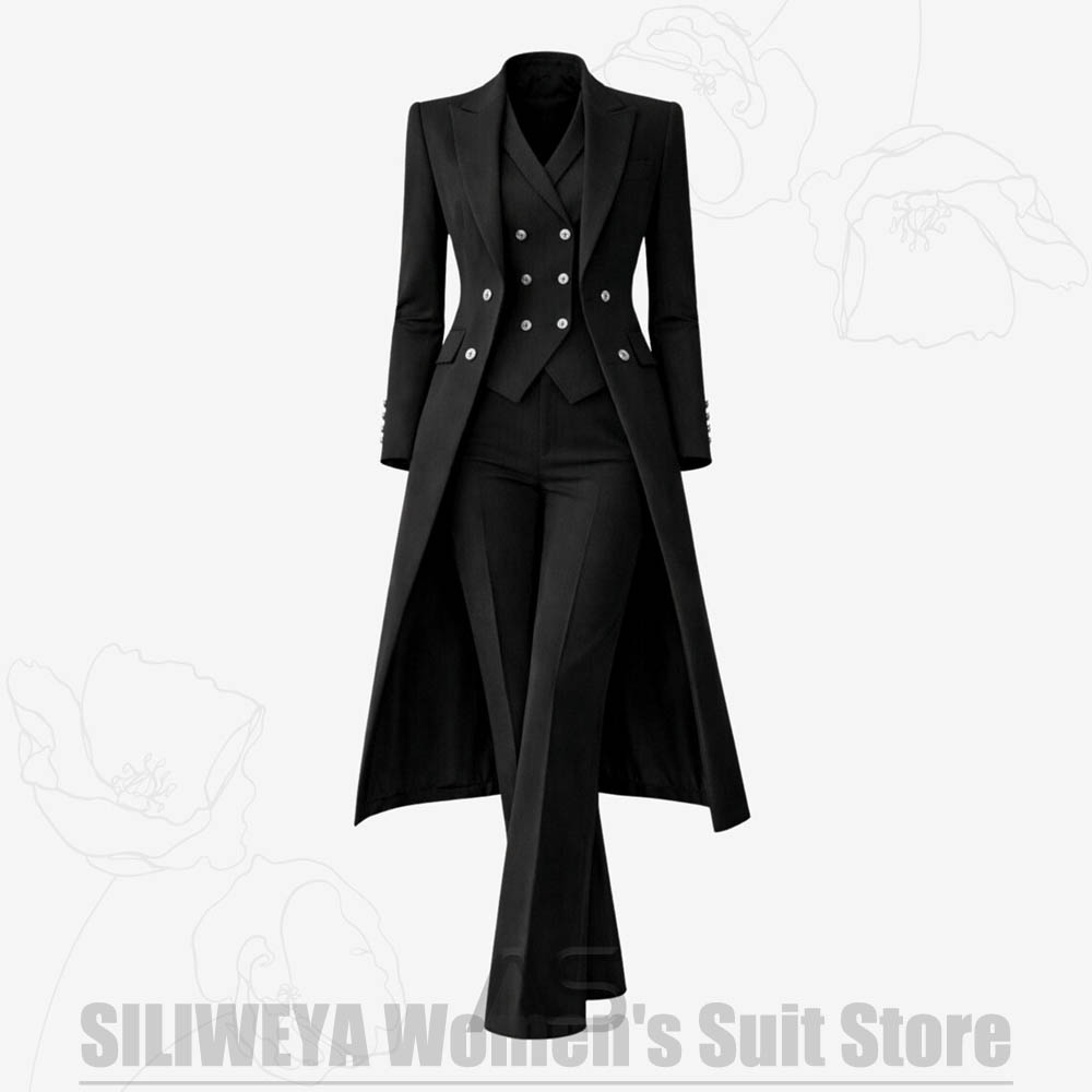 Women's Suit 3 Piece Double Br - Women Formal Wear Pants avis et prix