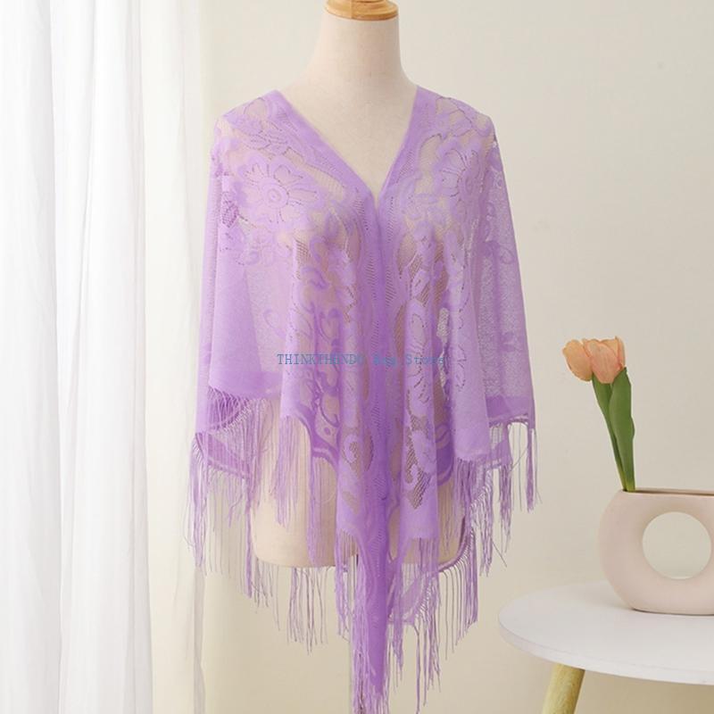 340D Lace Fringed Cover Up Hol - Women Formal Event Wear avis et prix