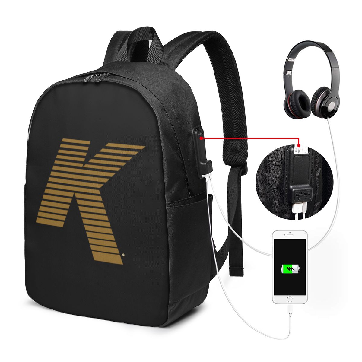 Zildjian K Logo Backpack Trave - K&G Women'S Formal Wear avis et prix