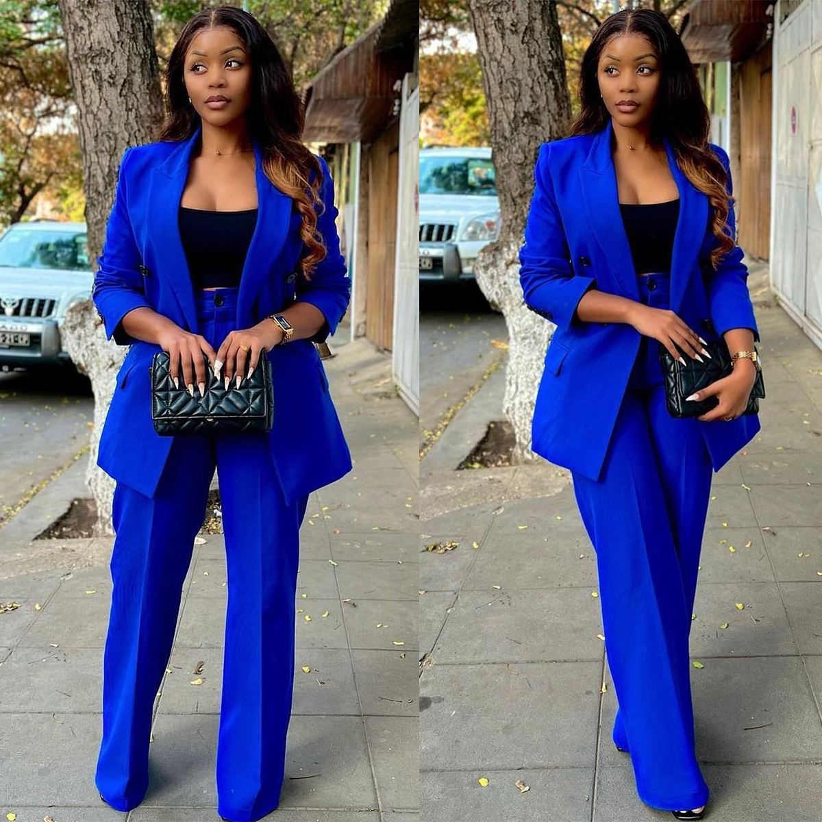 Royal Blue Women Pants Suits 2 - Women Formal Wear For Plus Size avis et prix